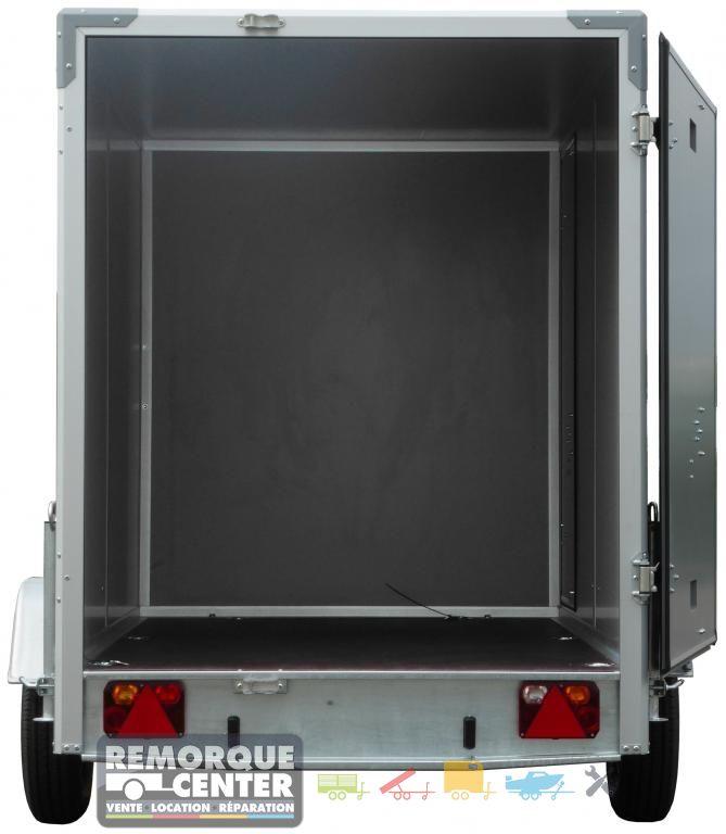 Remorque fourgon Lider V3 - freiné - 260x155x177 cm - PTAC : 1350 kg - Reference -42970 - protection intempéries et vols_2