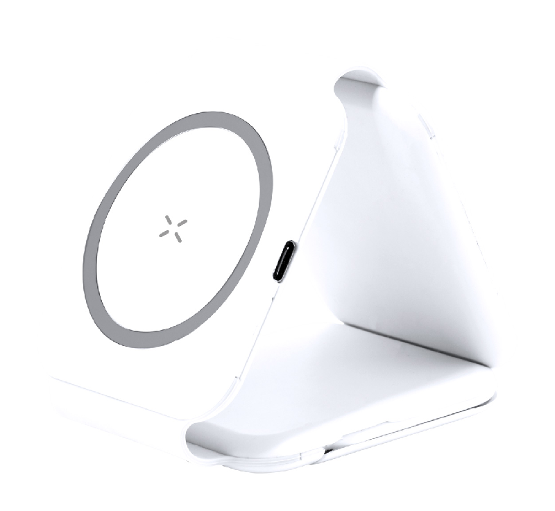 Set de chargement pliable en ABS - Chargeur rapide magnétique 15W - Pour montres intelligentes et écouteurs_2