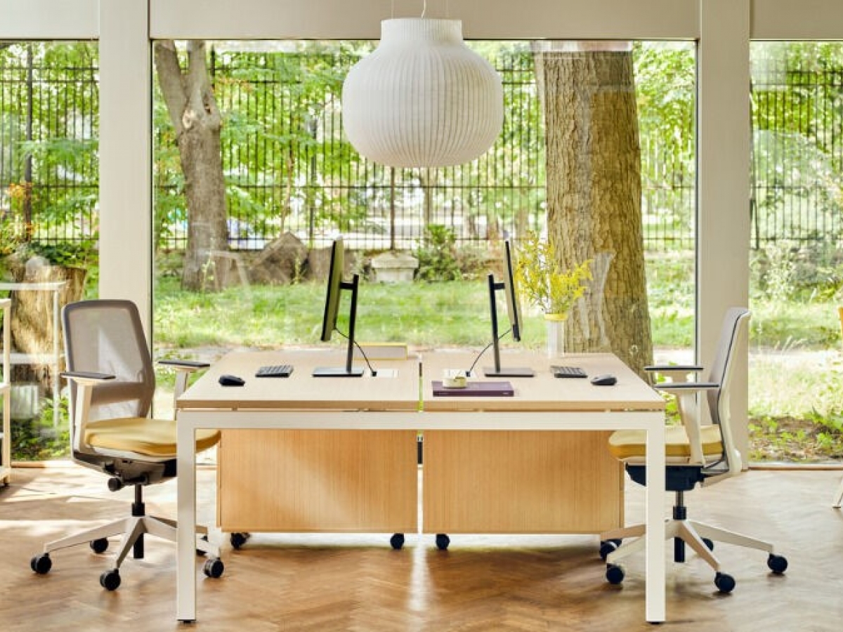 Bureau bench et individuel design contemporain - OGI U - ergonomique et modulable_2