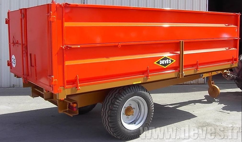 Gv 60 br benne agricole à ridelles démontables - devès - charge 6 t_2