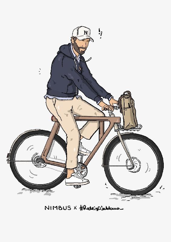 Hoodie - Nimbus x Rodrigo Saldaña - Brownsville Men - Le Commuter - Marine - Nimbus_2