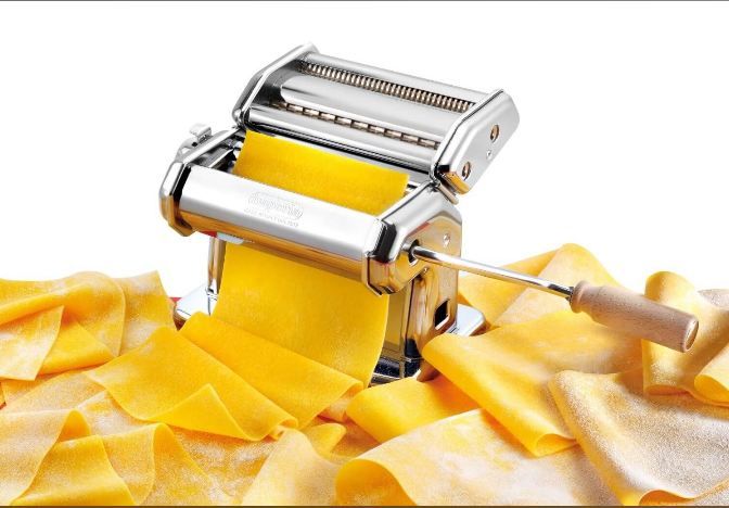 Machine à pâtes manuelle Imperia en inox chromé - 6 positions - 2 accessoires pour tagliatelles et fettucine_2