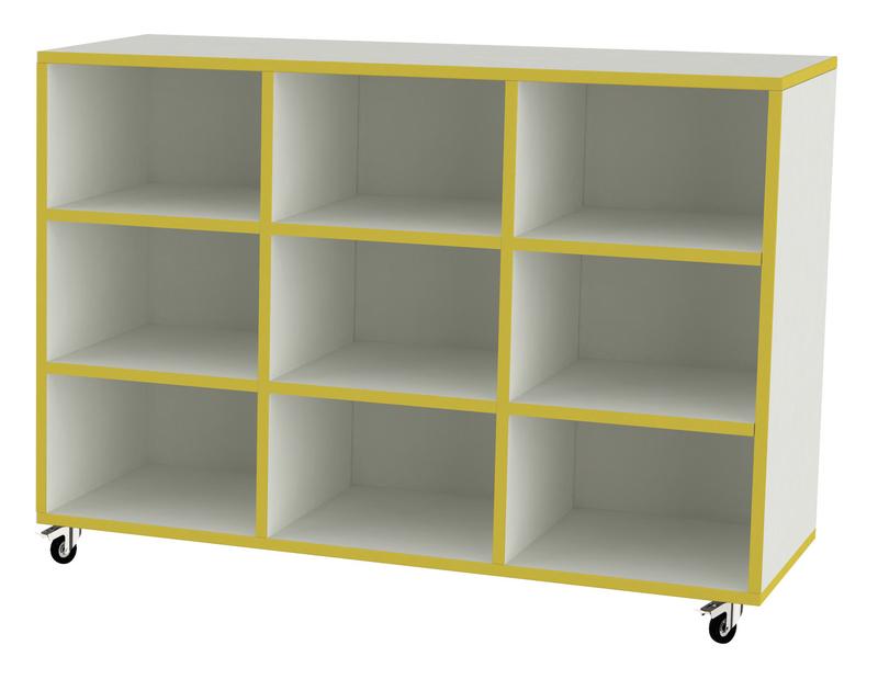 Meuble de rangement scolaire Color - Réf 208725-01 - Garantie 7 ans - Structure mélaminé_2
