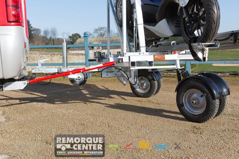 Remorque transversale avec roues pivotantes 360° - YO REMORQUES - CCT4 - 260 kg charge utile - Référence -38398_2