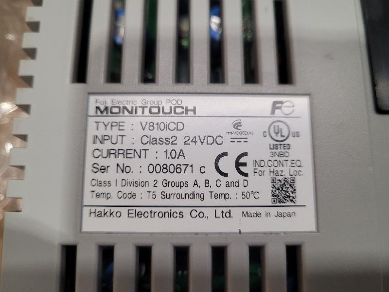 Écran Hakko Electronics Monitouch V810iCD_2