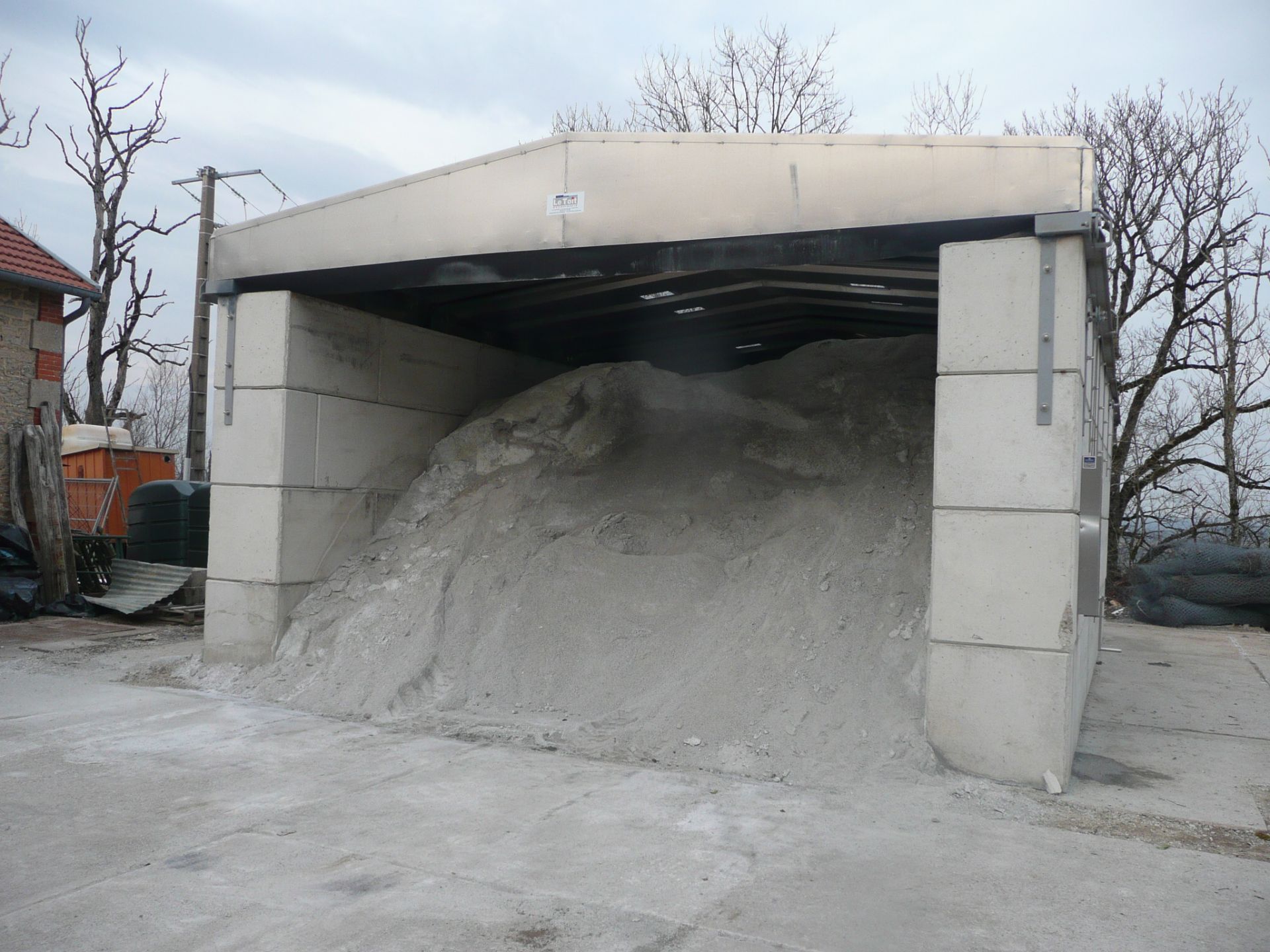 Abri à sel avec toit découvrable - Collectivités & Industrie - Version EXPERT_2