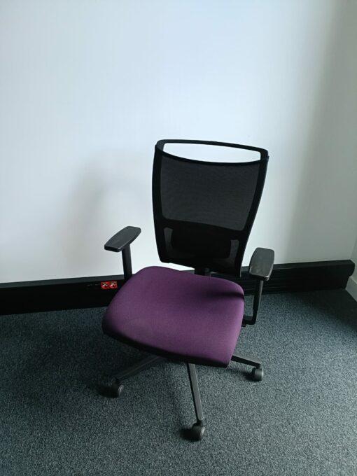 Fauteuil ergonomique Majencia For All Violet d'occasion - Confort et Élégance_2