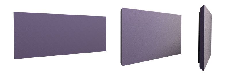 Panneaux acoustiques muraux kletone - absorbeur de bruit - wellko - 445 x 1195 x 50 mm 4.00 kg_2