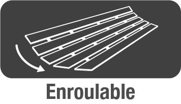 Tapis d'accueil QUICK ALU - bandes en fibres polypropylène et profilés aluminium brut - usage fréquent_2