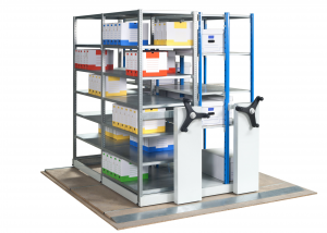 Rayonnages sur base mobile - solution idéale pour archives et milieu industriel - jusqu'à 80% de capacité de stockage en plus_2