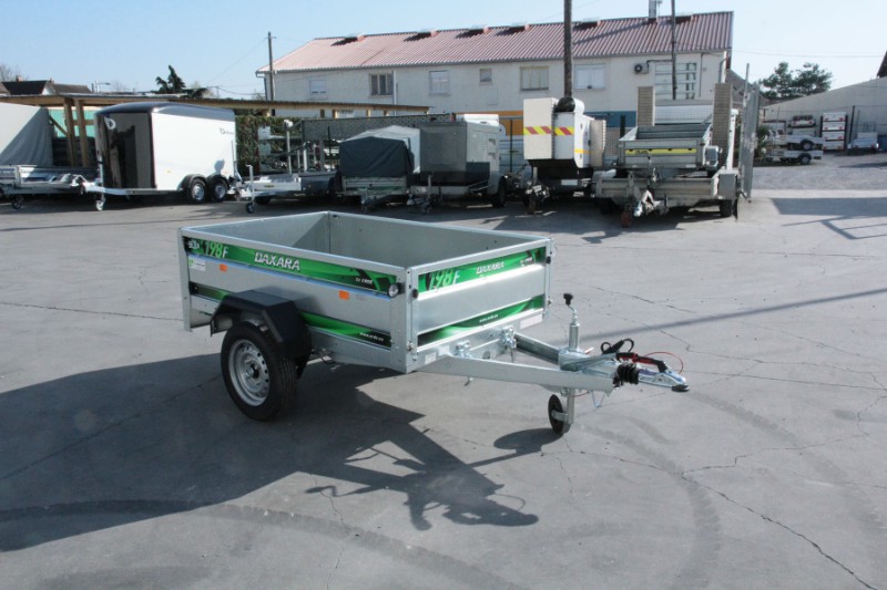 Remorque avec frein entièrement démontable - fabrication française Daxara 198 F - robuste et polyvalente_2