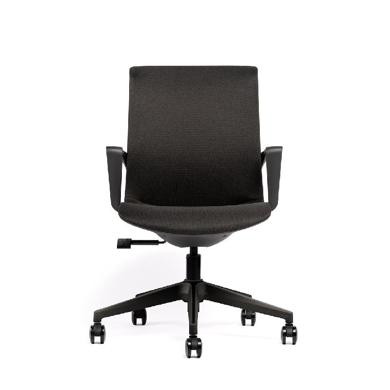 Fauteuil de Bureau Izao : Design Contemporain et Ergonomie Intuitive - Noir_2