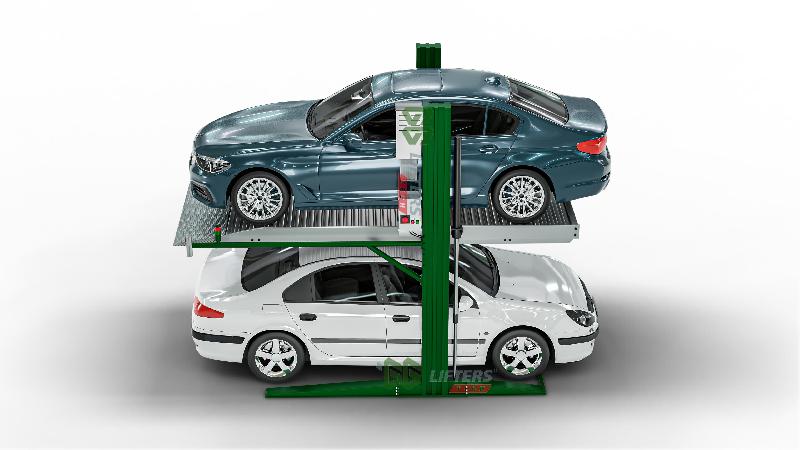 PTP23-27/2100 - Pont élévateur 2 colonnes avec cylindres hydrauliques doubles et plateformes pour véhicules_2