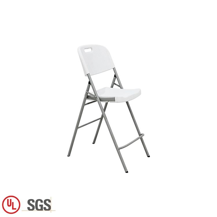 ZL-D55 - Chaise pliante commerciale contemporaine - Zhejiang Huzoli Metal Products Co., Ltd - siège moulé blanc et cadre en acier pliable_2