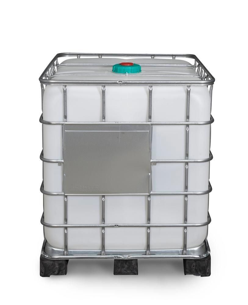 266173W - Cuve IBC produits dangereux ATEX, 1000 litres, palette PE, certification UN 31HA1/Y_2