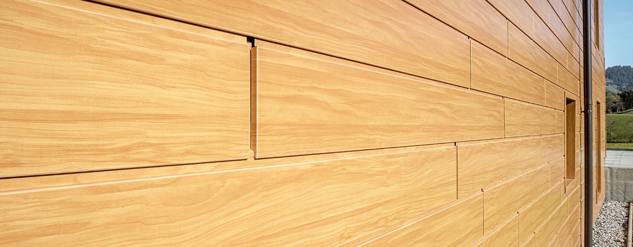 Siding PREFA en aluminium avec options de pose horizontale, verticale ou diagonale