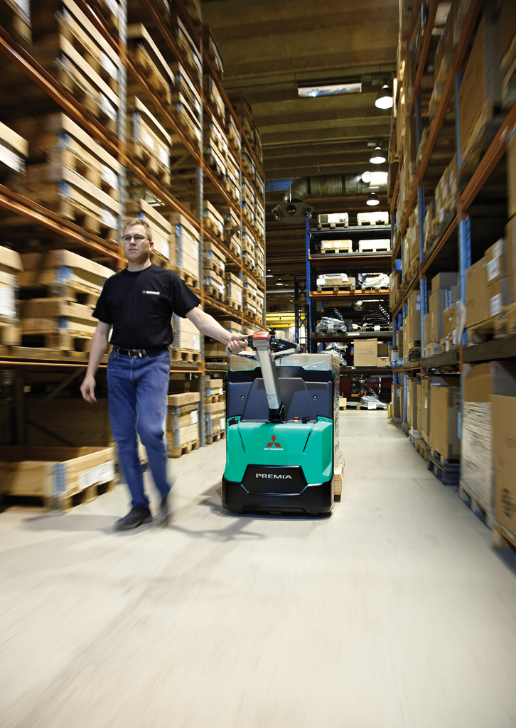 Location courte durée - Transpalette électrique Mitsubishi 1800 kg Premia ES PBP18N2 - Intérieur, performant et stable_2