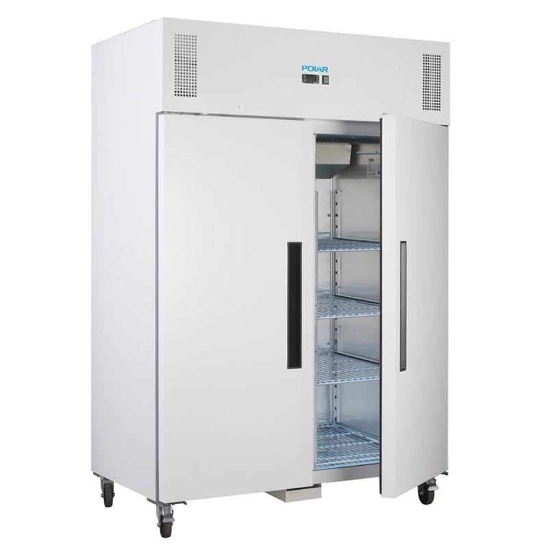 Armoire réfrigérée positive GN double porte blanche Série G 1200L CC663 Polar_2