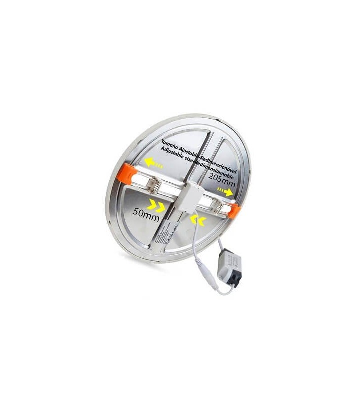 Downlight LED rond ajustable - 20W - Réf. PC20WAJC2 - S'adapte aux trous de 50mm à 205mm_2