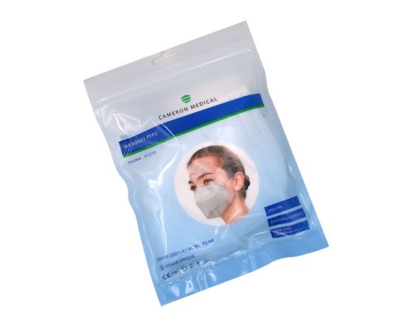 Boîte de masques FFP2 - Norme EN149:2001+A1:2009 - Référence 204616 - Haute protection respiratoire_2