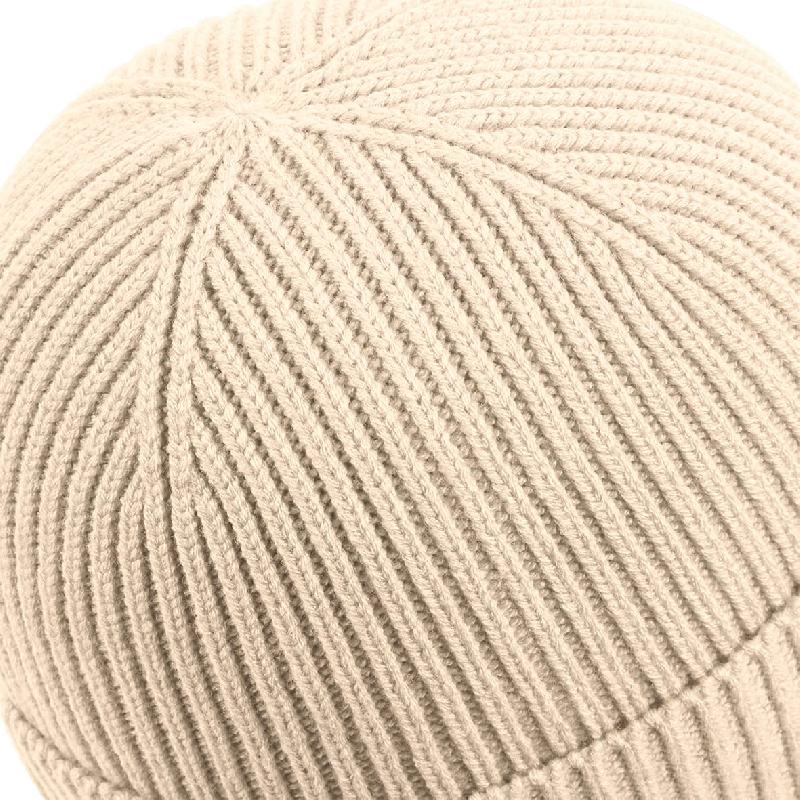 Bonnet tendance à patch - Réf: B442R - Beechfield - Touché doux, mailles à épaisseur unique_2