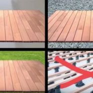 Lames de terrasses - Moulures du Nord - largeur 97 mm - cèdre massif - épaisseur 32 mm_2