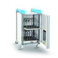 Monlap10v - Chariot multimédia Euromedia - Pré-câblé R4 Connect - Capacité jusqu'à 10 appareils_2