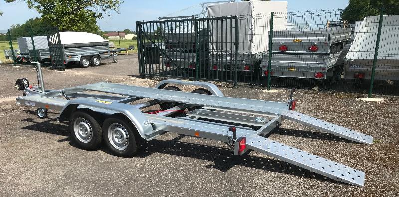 Remorque porte voiture-plateau - 4,00 X 1,90 M - 2700 KG - FRANC PV 400 F 270_2