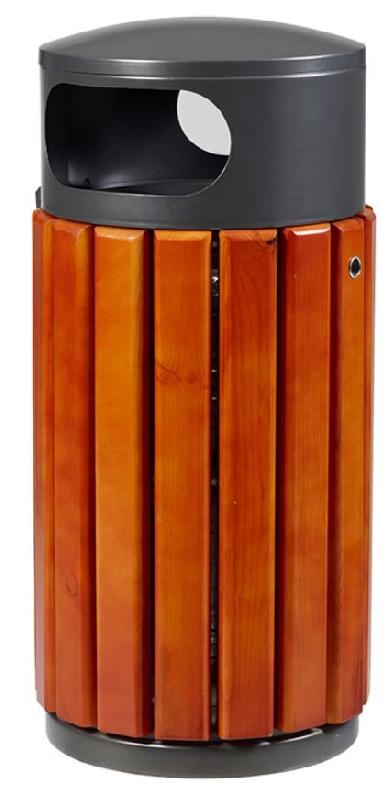 Corbeille Bois Zeno - 2 ouvertures frontales - 40L et 60L - Plusieurs coloris - Fabrication Française_2