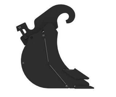 Godet d'excavation-mini-pelle - caterpillar finance france - 300 mm (12 in) - poids 32 kg_2