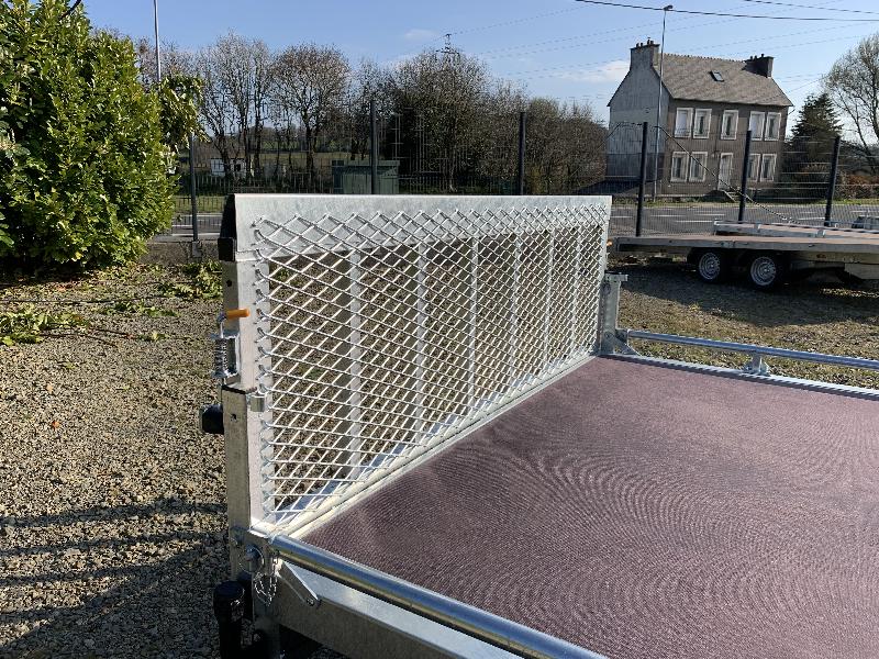 Remorque plateau roues dessous - PTAC 2500 kg - 2 essieux freinés - 506 x 215 cm - Référence 3116-4-PB30-200-63 - Lider_2