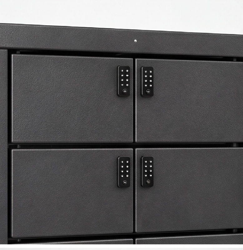 Casier de recharge pour smartphones - Libre-service sécurisé - 10 compartiments USB-C et Lightning_2
