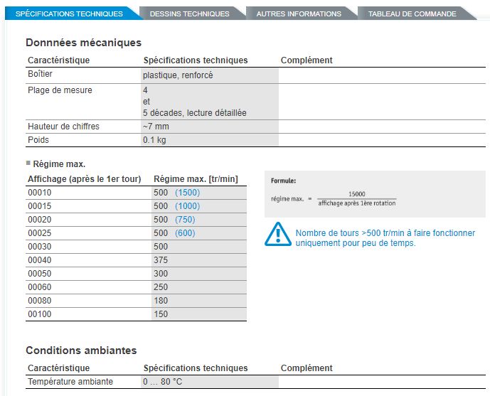 DA10R - Indicateur de position électronique - SIKO - modèle à deux compteurs pour fraiseuses à bois - arbre creux jusqu'à 30 mm Ø_2