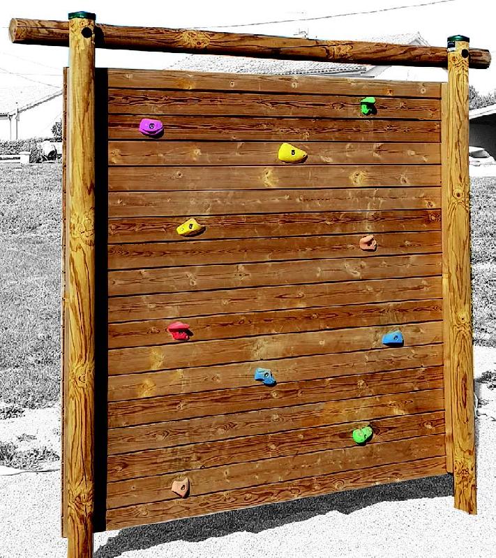 Mur de Varappe double face en bois_2