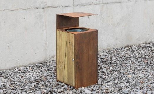 Poubelle publique Up21pt - corbeille Tor - Novatilu - 50 litres_3