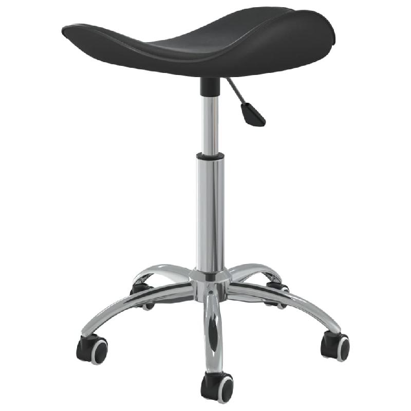 Vidaxl tabouret de salon et spa noir similicuir 323684_2