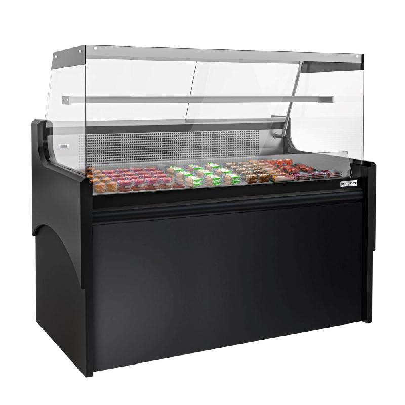 Vitrine comptoir réfrigérée droite EVERT 1580 mm - 1 étagère_2