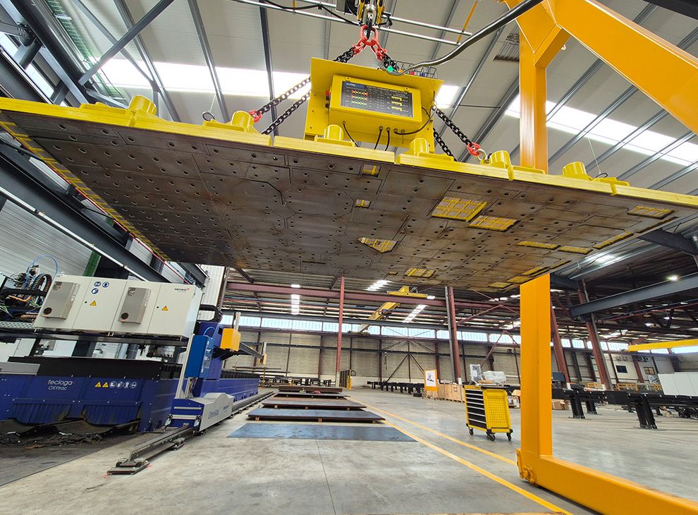 Traverse magnétique électropermanente - EPM-CO - pour une utilisation sur les machines de découpe laser - capacité 1500 kg - Assfalg_2