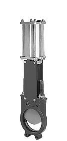 Vanne guillotine type A - Ako Innovations SAS - corps monobloc avec montage entre brides étanche d'un côté_2