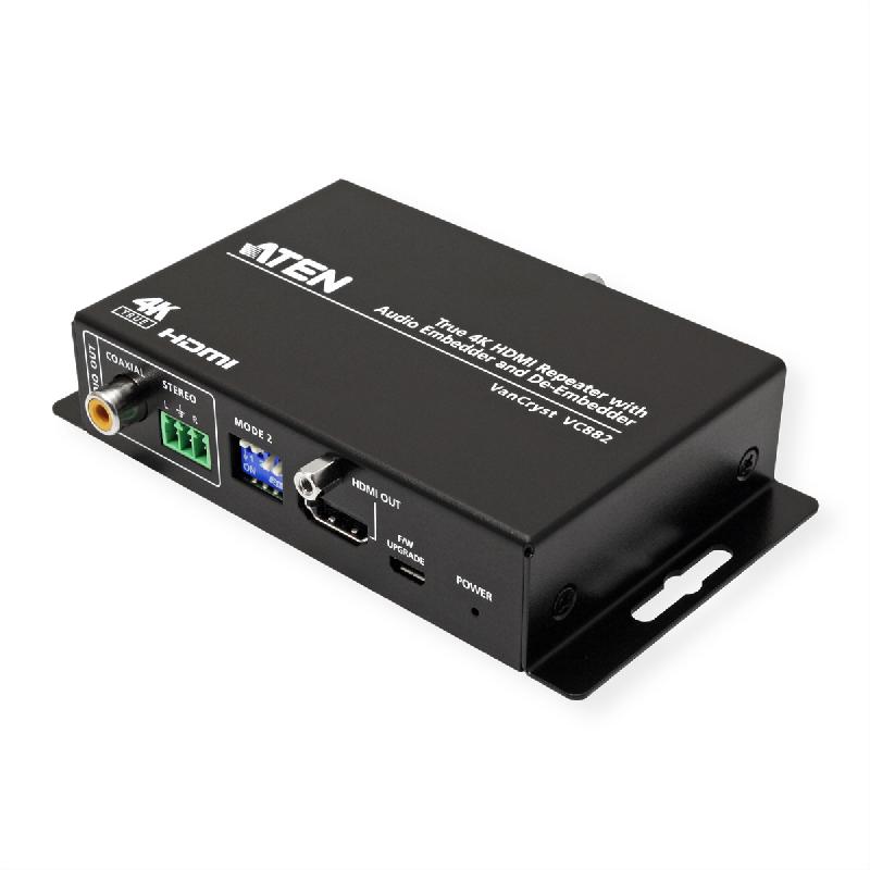 ATEN VC882 Répéteur HDMI True 4K avec intégration et extraction audio_2