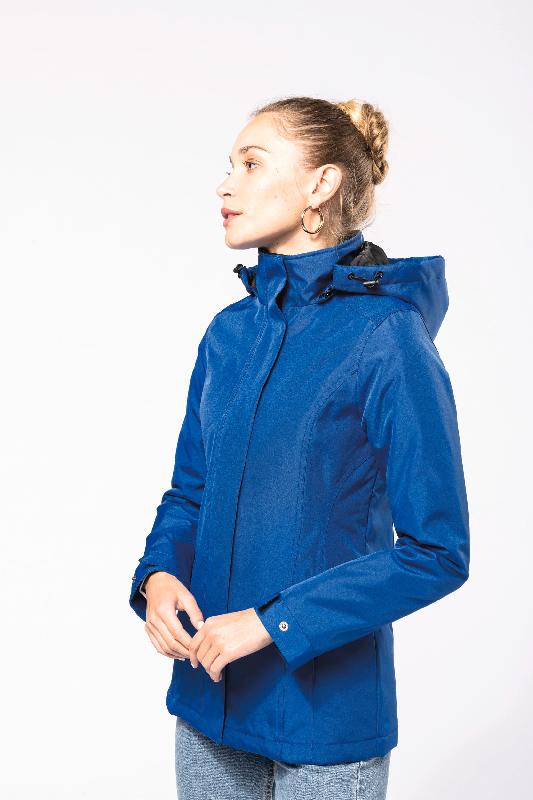 Parka femme Kariban - Réf: K6108 - Polyester Oxford, Capuche amovible, Col polaire_2