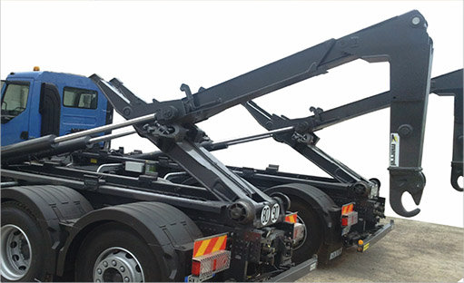 Bras amovible HPC pour camion - capacité 24 à 28T - système multi-caissons_2