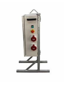 Mcpatcx504 - Armoires électriques de chantier - H2MC - Fil incandescent 960°C/V0 - Armoire de distribution secondaire 40A en polyester RAL7035_2