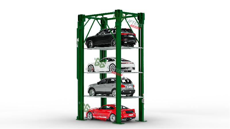 Pfs30/g+3 Élévateur de stationnement quadruple avec système hydraulique pour 4 voitures_2