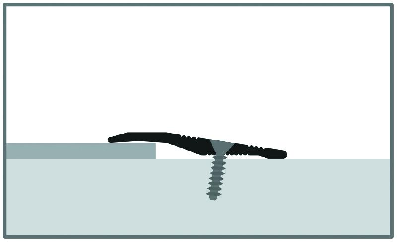 Rampe d'accès discrète Romus - pour revêtements fins 2,5-5 mm avec vis et chevilles_2