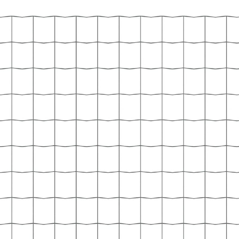 Vidaxl clôture euro acier 10 x 1 m gris 142509_2