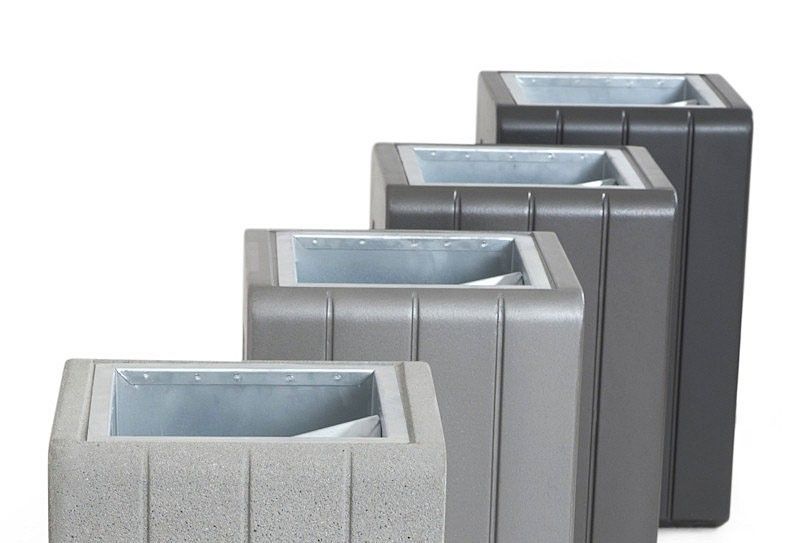 Poubelle publique Vega - Komserwis - Réf. 003335 - 40 L - Design Aneta Bolisąga_2