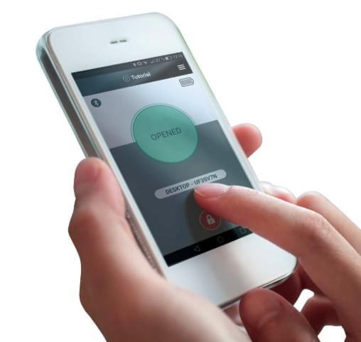 Coffre-fort de sécurité Triomf TS38 - Ouverture électronique et Bluetooth, LED intérieure, écran TFT 1,77 pouces_2