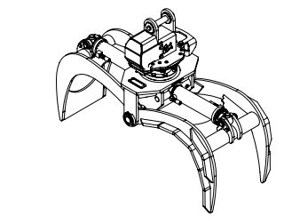 Grappin forestier Rotobec - Série légère 5609 - Polyvalence et contrôle exceptionnel_2