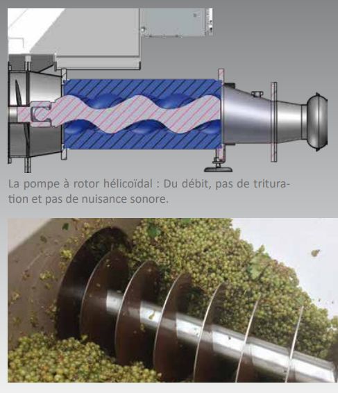 Équipement œnologique doté d’un rotor inox et d’un variateur de vitesse intégré